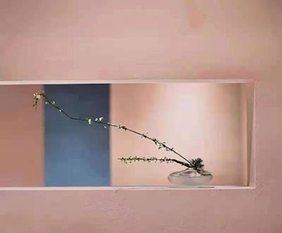 <strong>粉色微水泥施工效果图</strong>