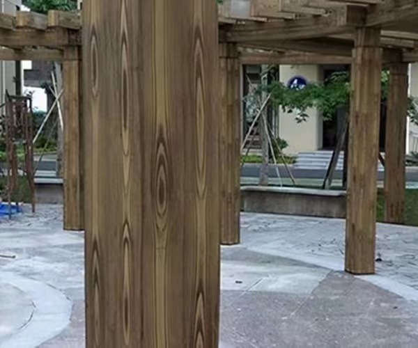复古木纹漆效果